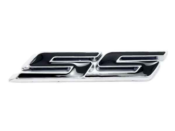"SS" Bumper Emblem, 3-5/8" ABS, 2010-2024 Camaro