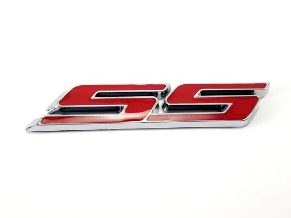 "SS" Bumper Emblem, 3-5/8" ABS, 2010-2024 Camaro