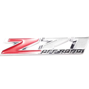 Chrome Z71 Off-Road Tailgate Emblem, 5" ABS, 2007-2014 GM Trucks SUV