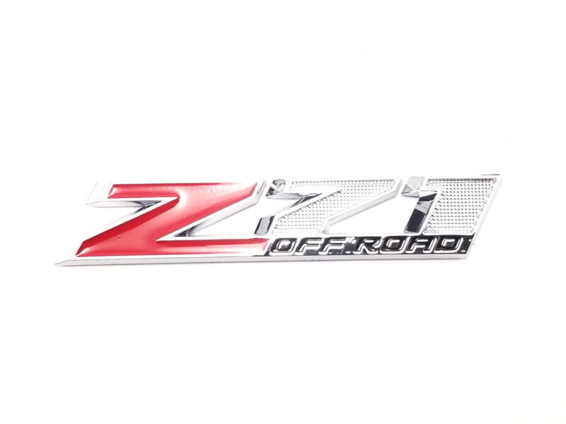 Chrome Z71 Off-Road Tailgate Emblem, 5" ABS, 2007-2014 GM Trucks SUV