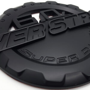 6.0L Power Stroke Door Emblem, 9" ABS, 2003-2007 Ford Super Duty