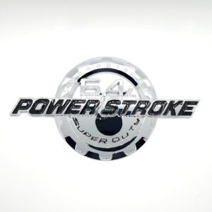 6.4L Power Stroke Door Emblem, 9" ABS, 2008-2010 Ford Super Duty