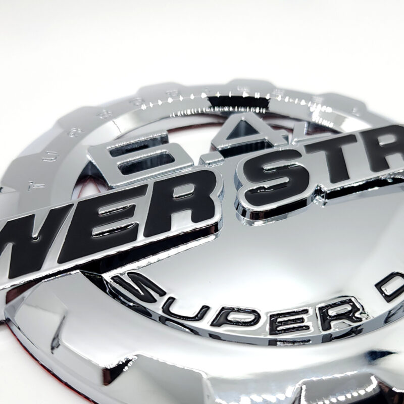 6.4L Power Stroke Door Emblem, 9" ABS, 2008-2010 Ford Super Duty