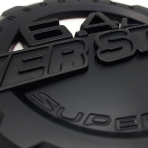 6.4L Power Stroke Door Emblem, 9" ABS, 2008-2010 Ford Super Duty