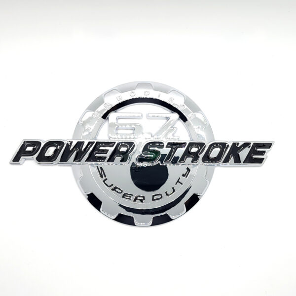 6.7L Power Stroke Door Emblem, 9" ABS, 2011-2016 Ford Super Duty