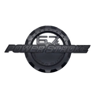 6.7L Power Stroke Door Emblem, 9" ABS, 2011-2016 Ford Super Duty