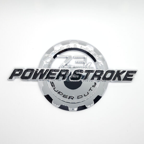 7.3L Power Stroke Door Emblem, 9" ABS, 1999-2003 Ford Super Duty