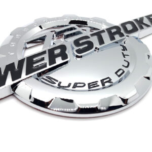 7.3L Power Stroke Door Emblem, 9" ABS, 1999-2003 Ford Super Duty
