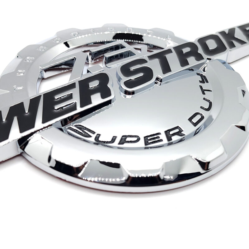 7.3L Power Stroke Door Emblem, 9" ABS, 1999-2003 Ford Super Duty