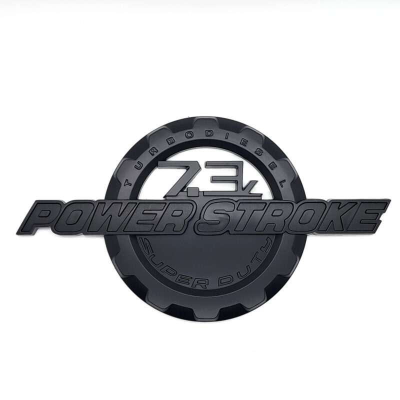 7.3L Power Stroke Door Emblem, 9" ABS, 1999-2003 Ford Super Duty