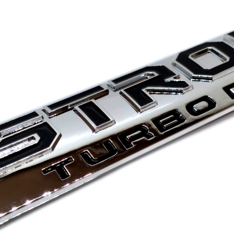 6.7L Power Stroke Turbo Diesel Door Emblem, ABS, 2017–2022 Ford Super Duty