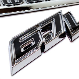 6.7L Power Stroke Turbo Diesel Door Emblem, ABS, 2017–2022 Ford Super Duty