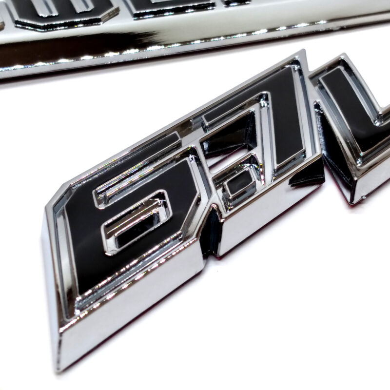 6.7L Power Stroke Turbo Diesel Door Emblem, ABS, 2017–2022 Ford Super Duty