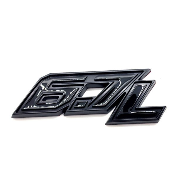 6.7L Power Stroke Turbo Diesel Door Emblem, ABS, 2017–2022 Ford Super Duty