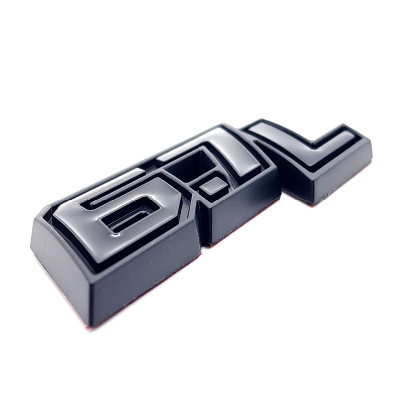 6.7L Power Stroke Turbo Diesel Door Emblem, ABS, 2017–2022 Ford Super Duty