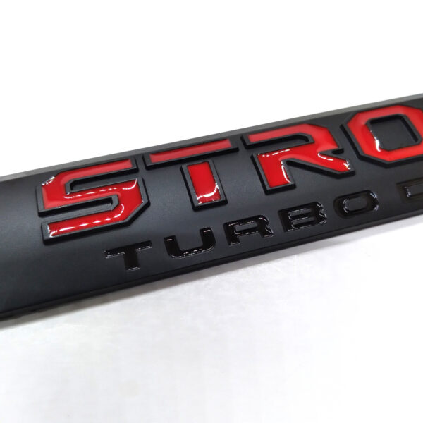 6.7L Power Stroke Turbo Diesel Door Emblem, ABS, 2017–2022 Ford Super Duty