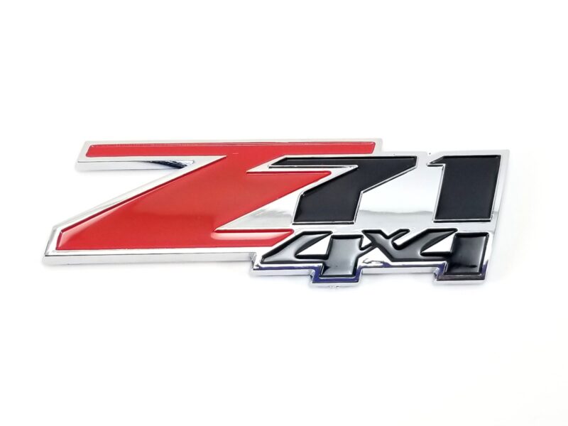 Z71 4x4 Fender Emblem, 3.5" ABS, 2007-2014 GM Trucks SUV