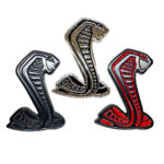 GT500 Cobra Decklid Emblem, 4.5" Diecast, 2015-2023 Mustang