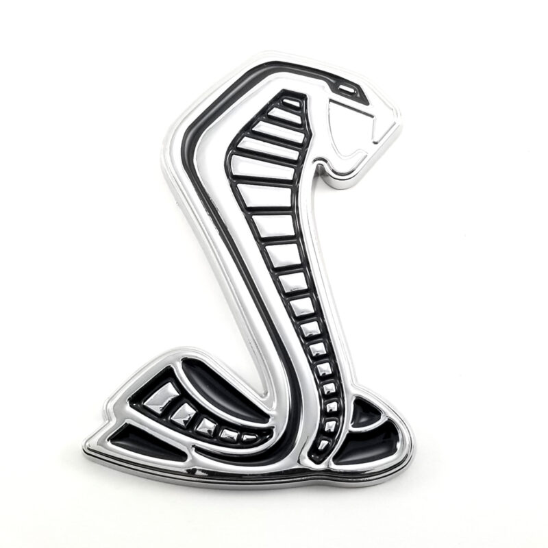 GT500 Cobra Decklid Emblem, 4.5" Diecast, 2015-2023 Mustang