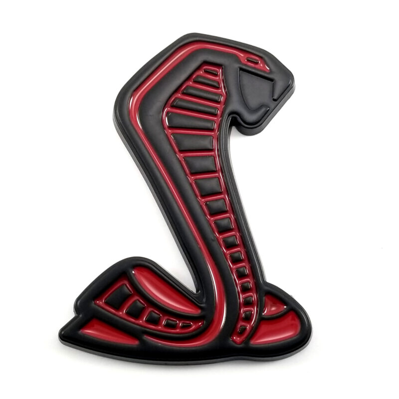 GT500 Cobra Decklid Emblem, 4.5" Diecast, 2015-2023 Mustang