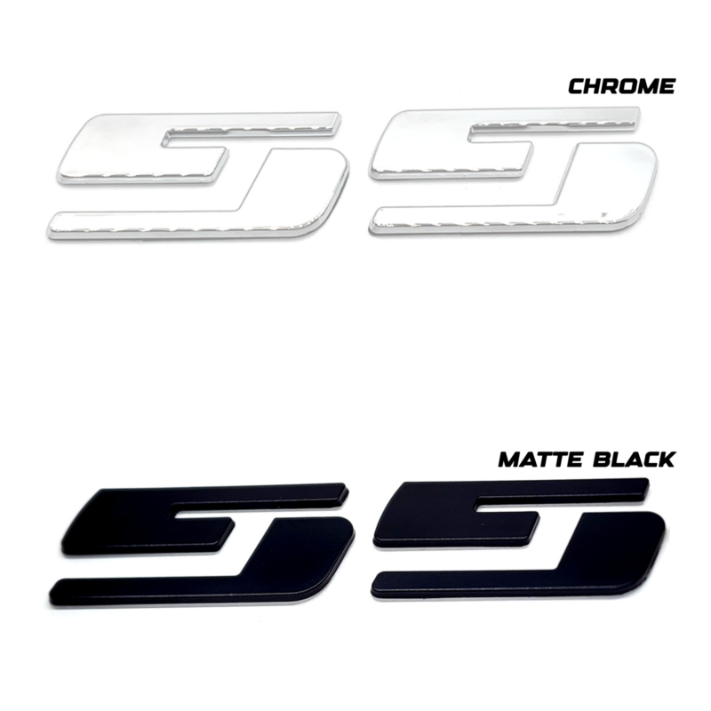 "SS" Door/Tailgate Emblem, 7" ABS, 2003-2007 Silverado