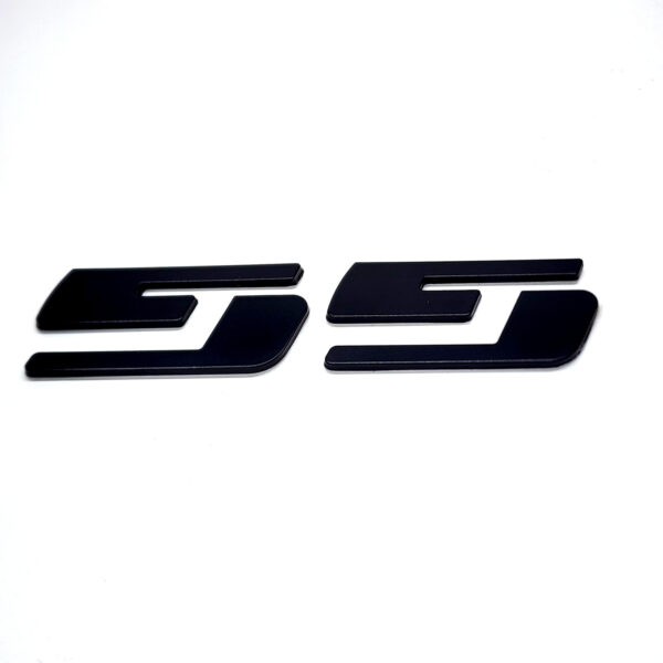 "SS" Door/Tailgate Emblem, 7" ABS, 2003-2007 Silverado