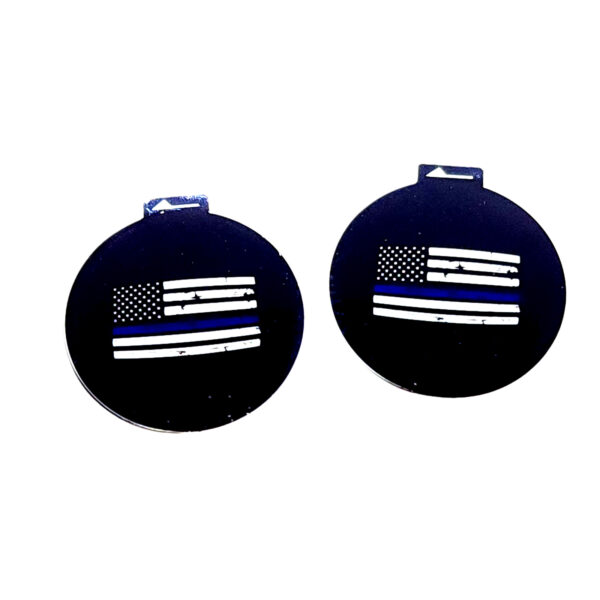 Vantage UniFit Distressed Blue Line Flag Puddle Light Film Inserts - 13mm