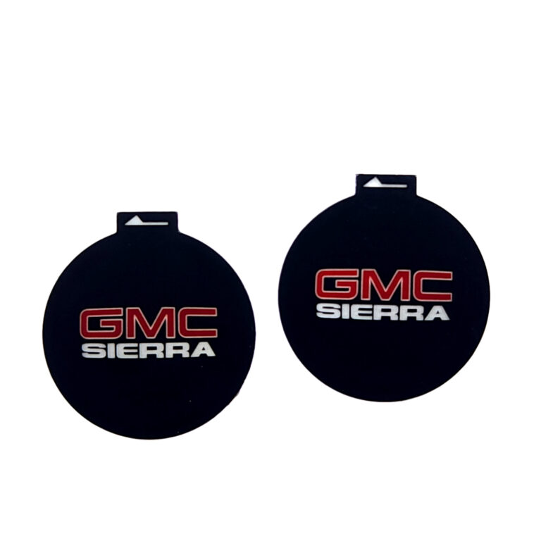 LED Door Puddle Light Film Inserts 13mm - GMC Sierra - Emblem Style (2007-2018)