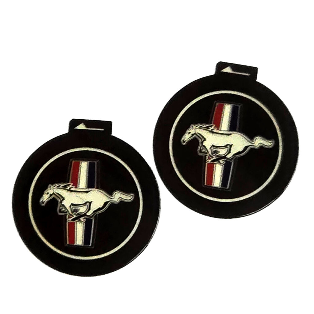 Vantage UniFit Mustang Tri - Bar Running Pony Puddle Light Film Inserts - 13mm