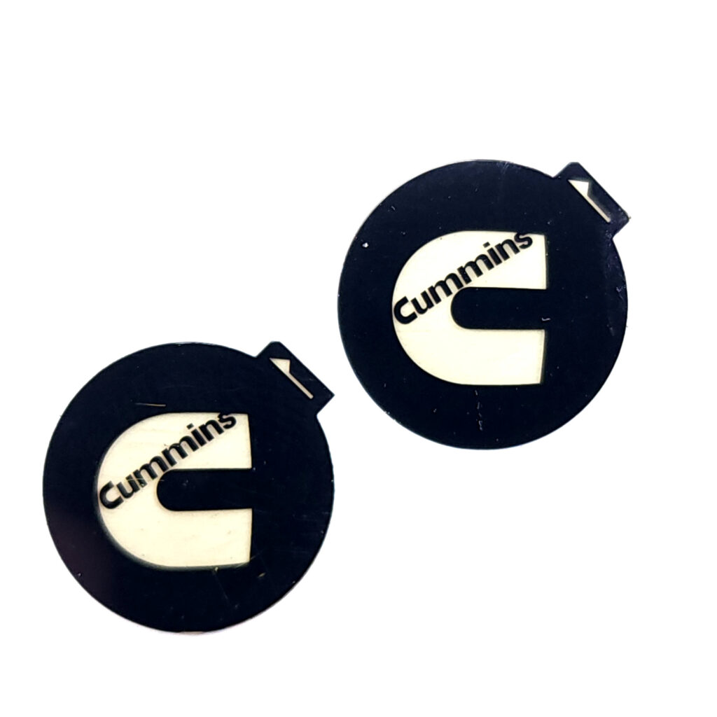 LED Door Puddle Light Film Inserts 13mm - Cummins