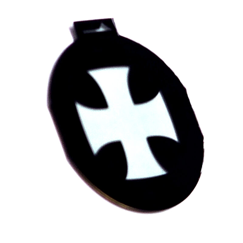 LED Door Puddle Light Film Inserts 13mm - Cross Pattee