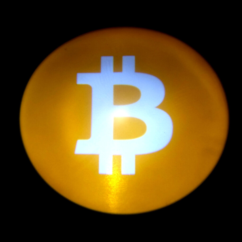 LED Door Puddle Light Kit - Bitcoin