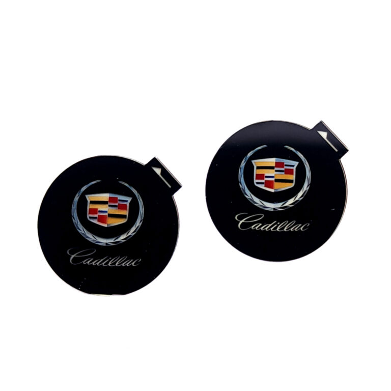 LED Door Puddle Light Film Inserts 13mm - Cadillac - Script (1999-2015)