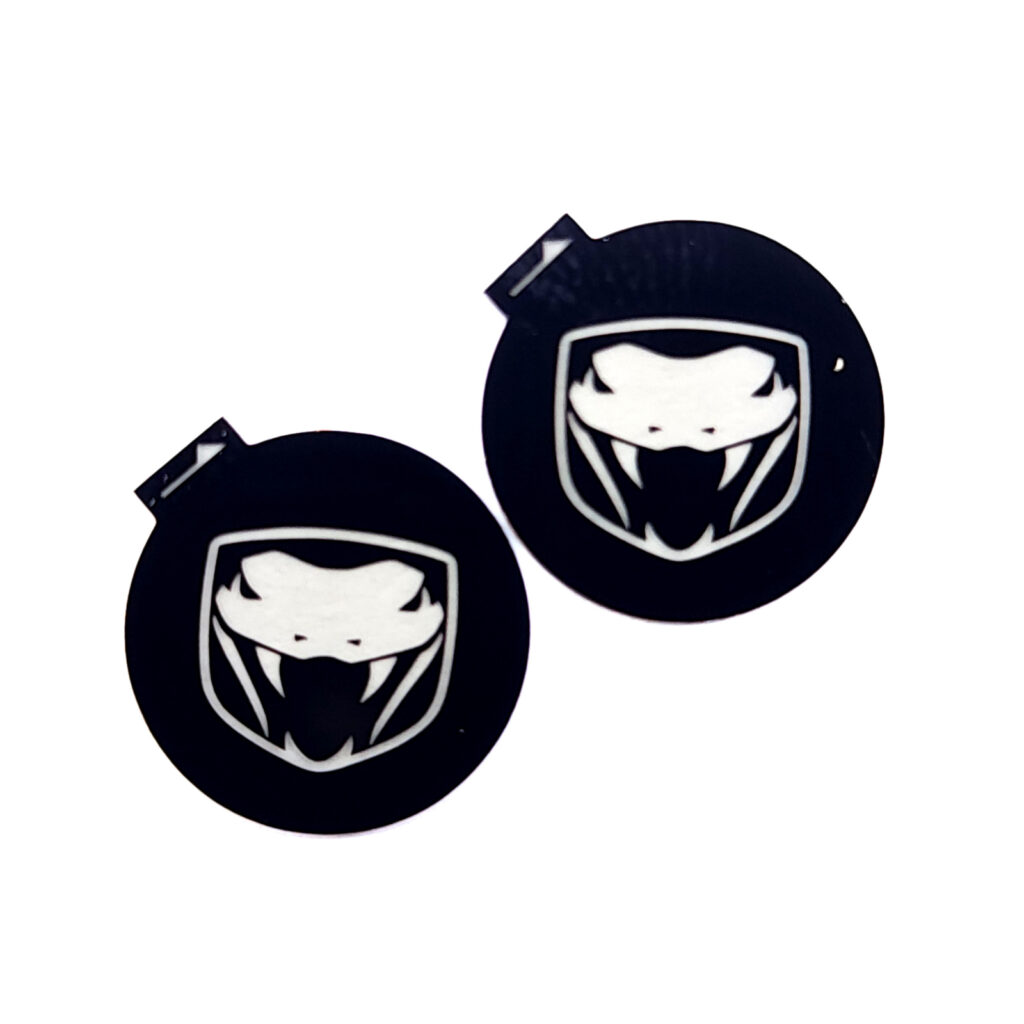Vantage UniFit Dodge Viper Fangs Puddle Light Film Inserts (2003 - 2010) - 13mm
