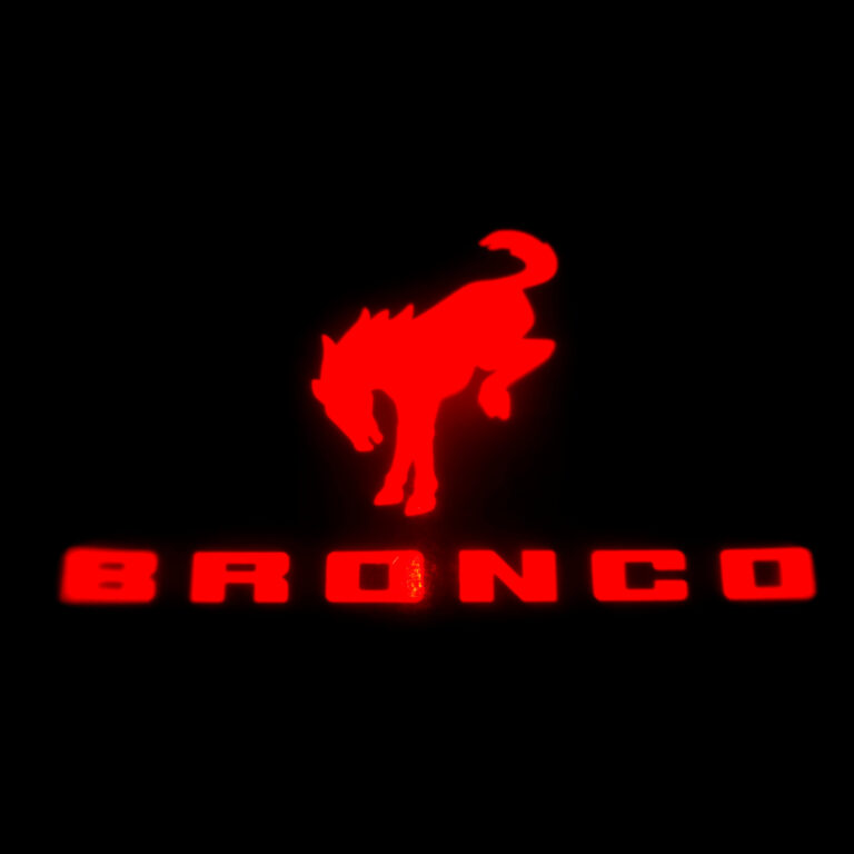 2020-25 Ford Bronco Door Puddle Light Kit - Red