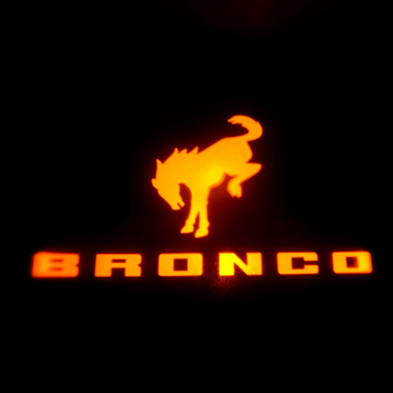 2020-25 Ford Bronco Door Puddle Light Kit - Amber