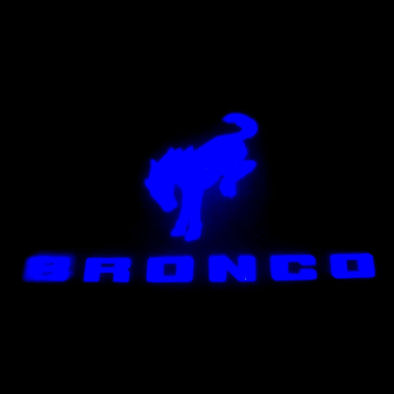 2020-25 Ford Bronco Door Puddle Light Kit - Blue