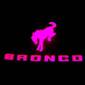 2020-25 Ford Bronco Door Puddle Light Kit - Pink