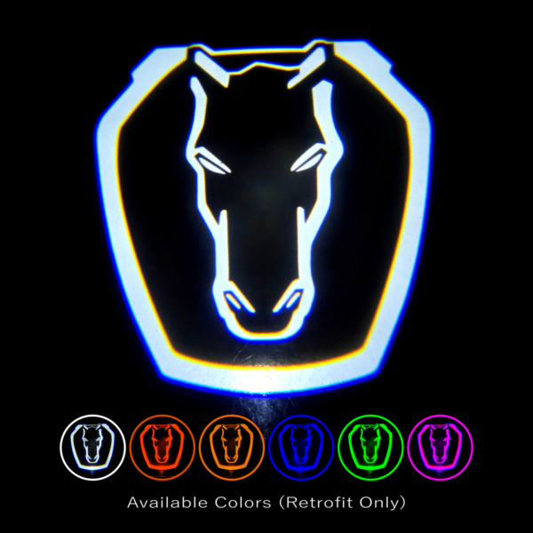 LED Door Puddle Light Kit - Ford Mustang Dark Horse