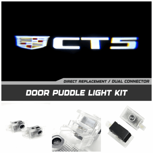 Custom LED Door Puddle Light Kit - Fits Cadillac CT5 (20+)