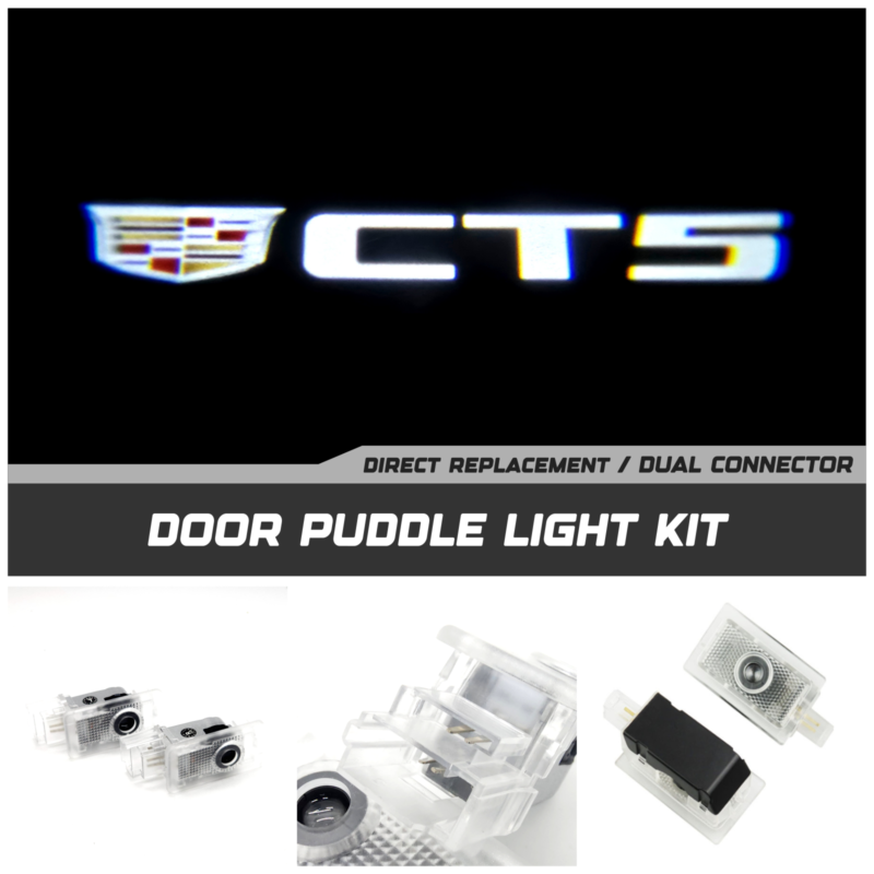 Custom LED Door Puddle Light Kit - Fits Cadillac CT5 (20+)