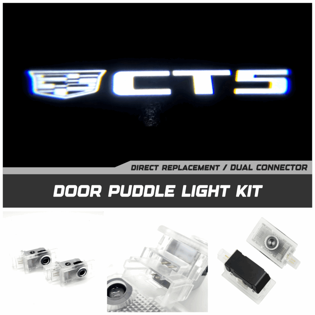 Vantage DirecFit Cadillac CT5 LED Door Puddle Lights - Monochrome (2020-2025)