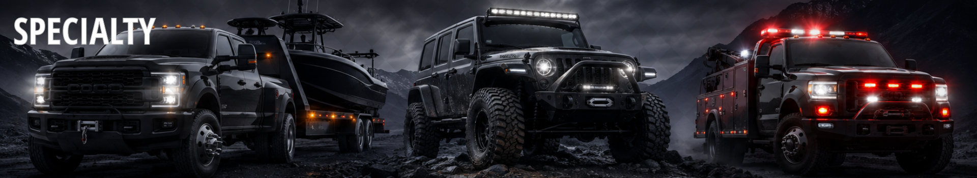 Specialty automotive parts and accessories for unique vehicle applications