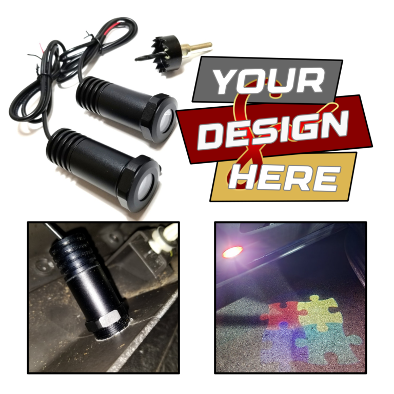 Custom LED GOBO Door Lights Ghost Shadow Projectors